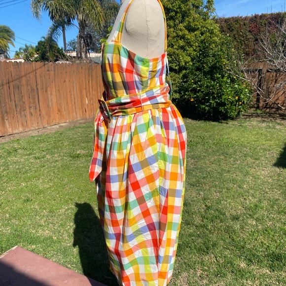 Colorful Checkered Sundress - Picture 3 of 7